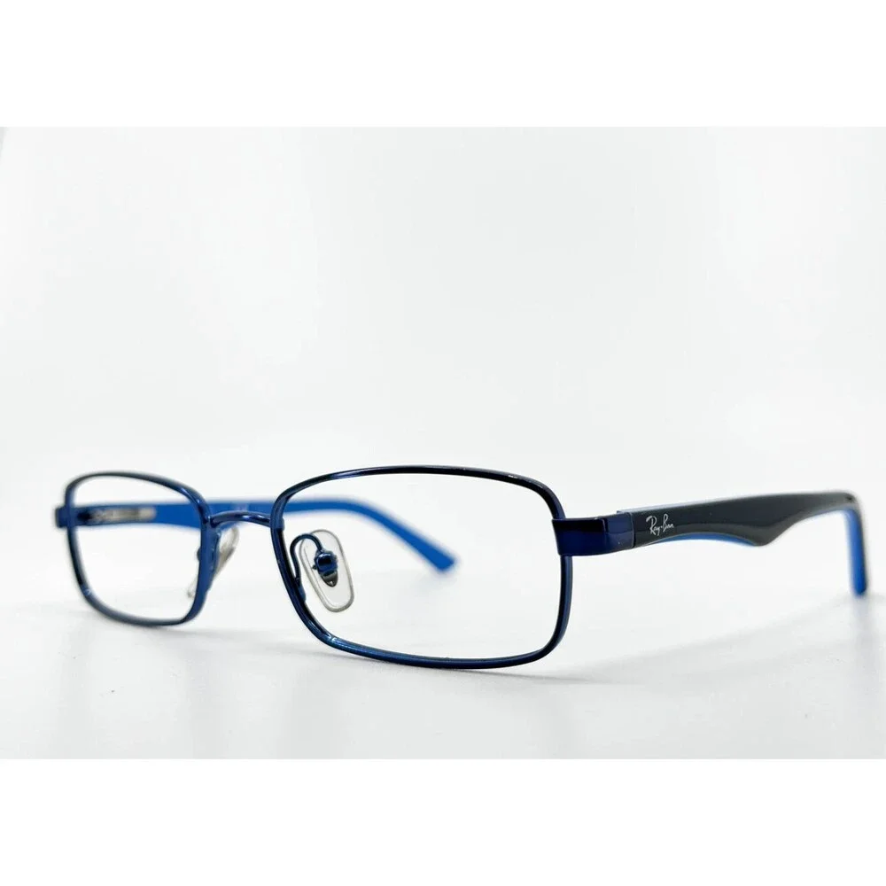 Ray-Ban RB1027 4000 Kids Eyeglasses Frames Blue Full Rim 47-16-125 1995